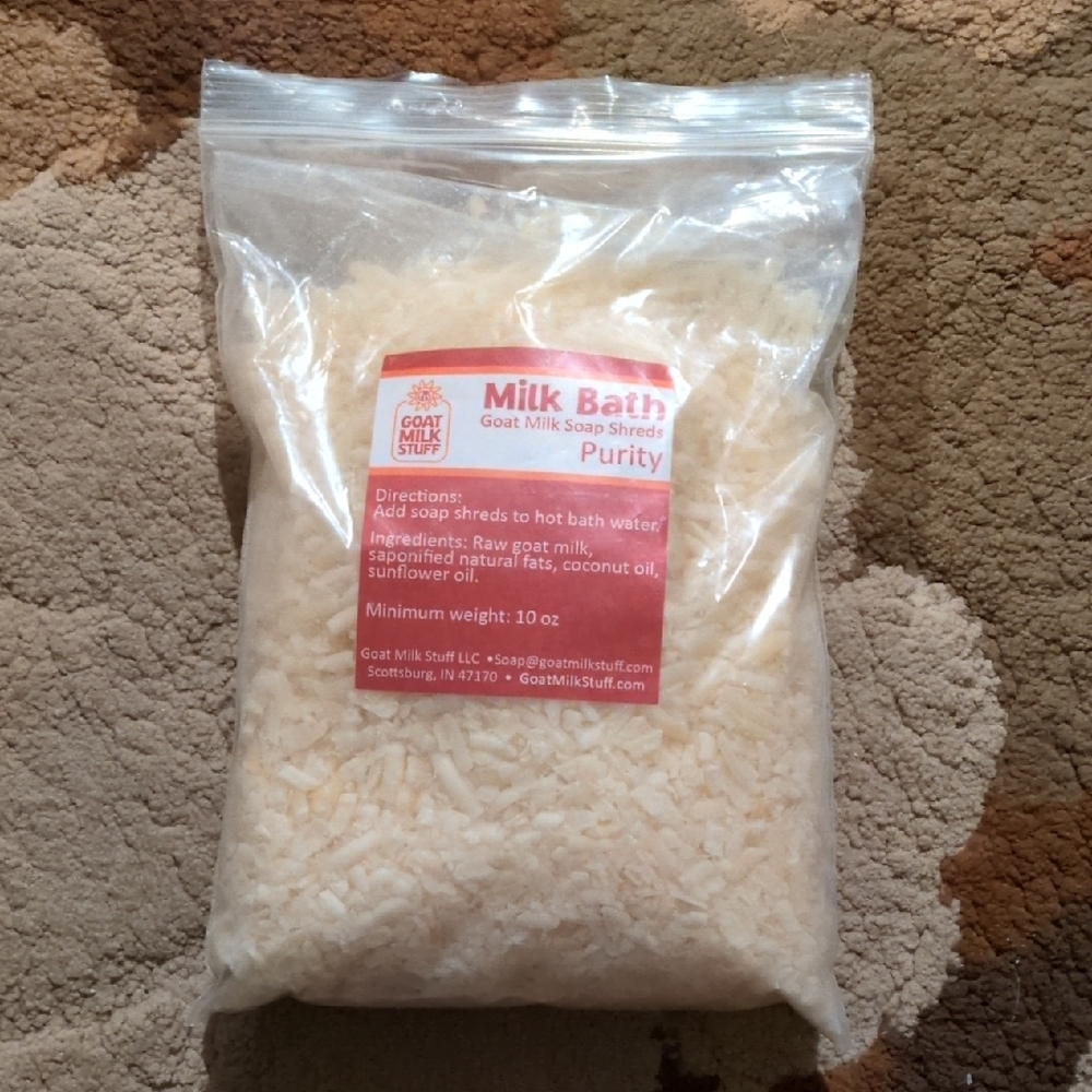 Goat Milk Soap Shreds